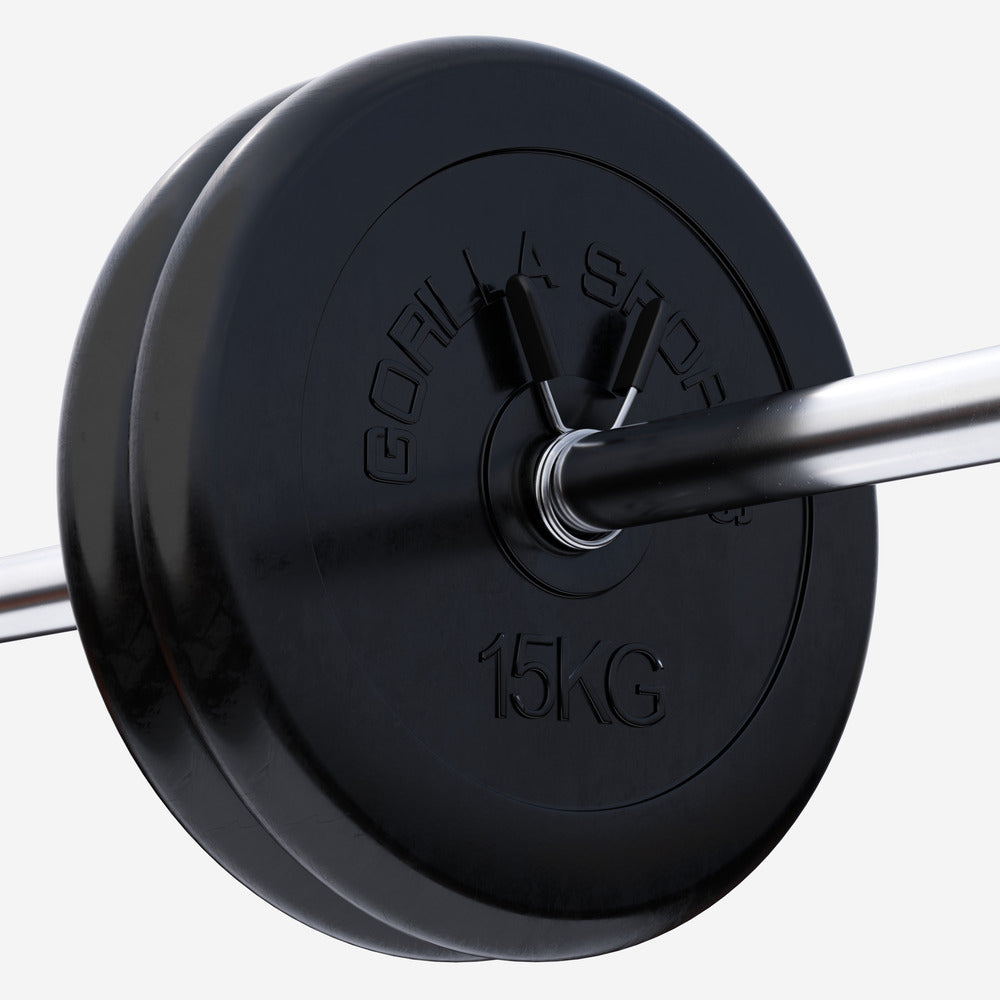 Svaru diski ar gumijas pārklājumu 2 x 15 kg 30 mm