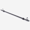 Aerobika/pump stienis 130 cm – ar atsperu fiksatoriem, melns