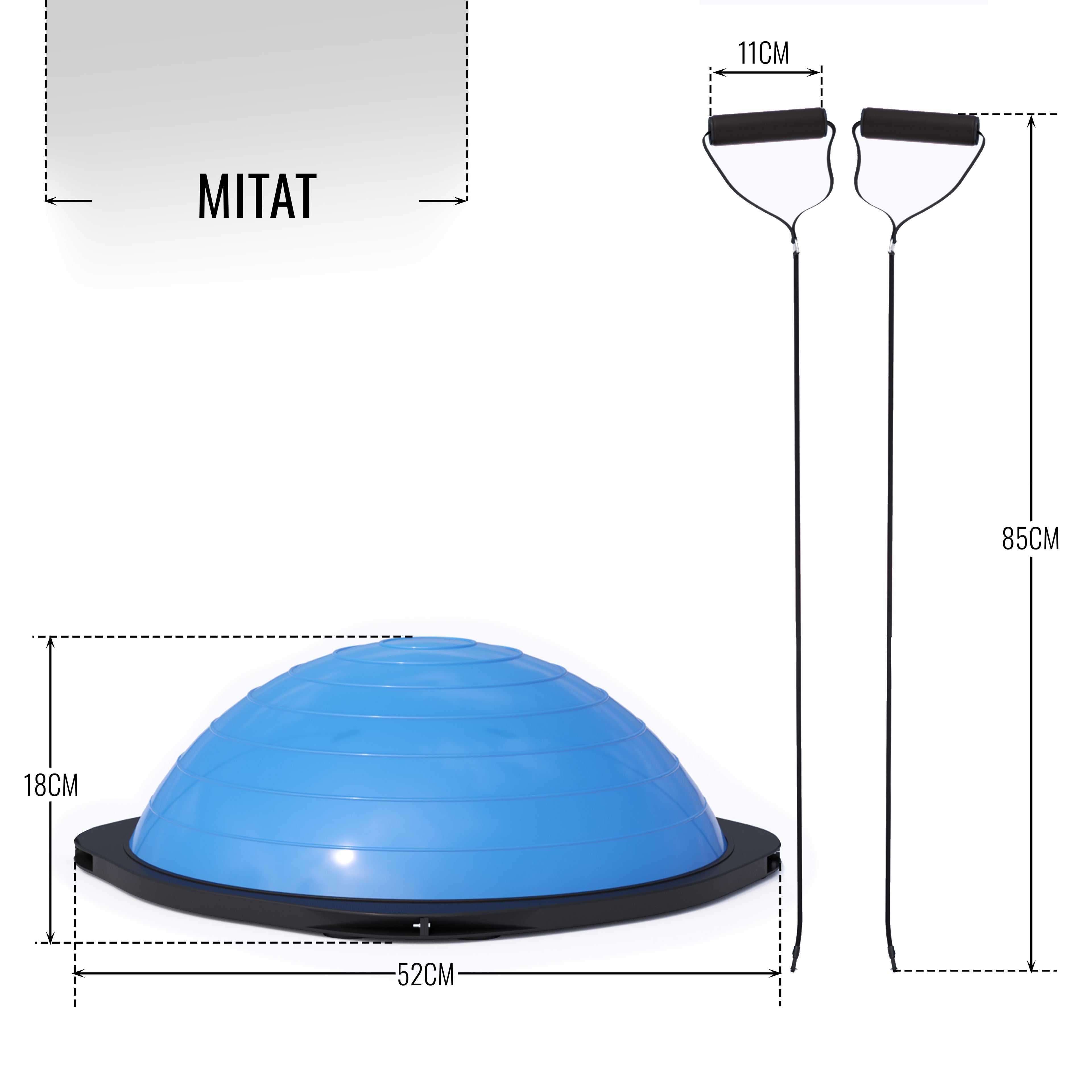 Bosu bumba / Balance Trainer 52 cm