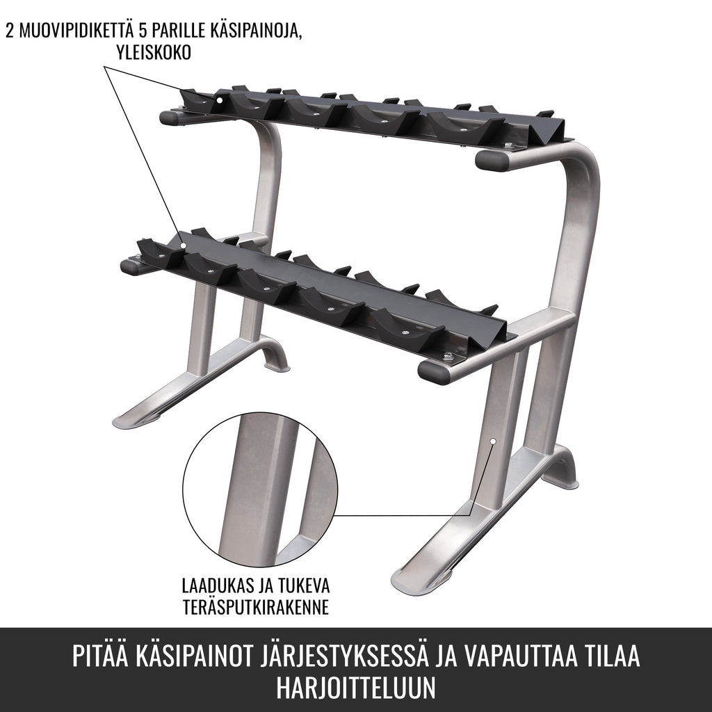 Pro sērijas 2 līmeņu hanteļu statīvs