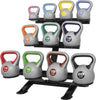 Kettlebell statīvs 11 kettlebell bumbām