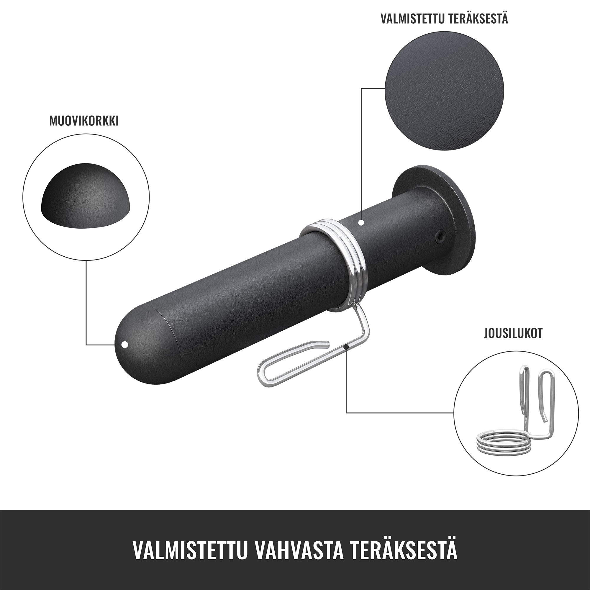 Svaru stieņa adapteri 50 mm svariem 2 gab.