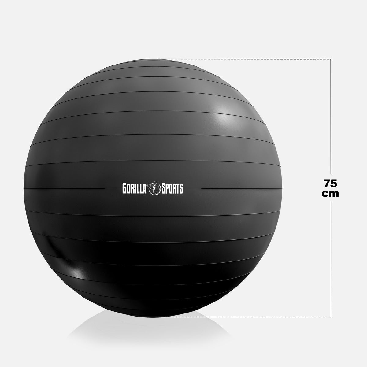 Vingrošanas bumba 55 cm ar pumpi