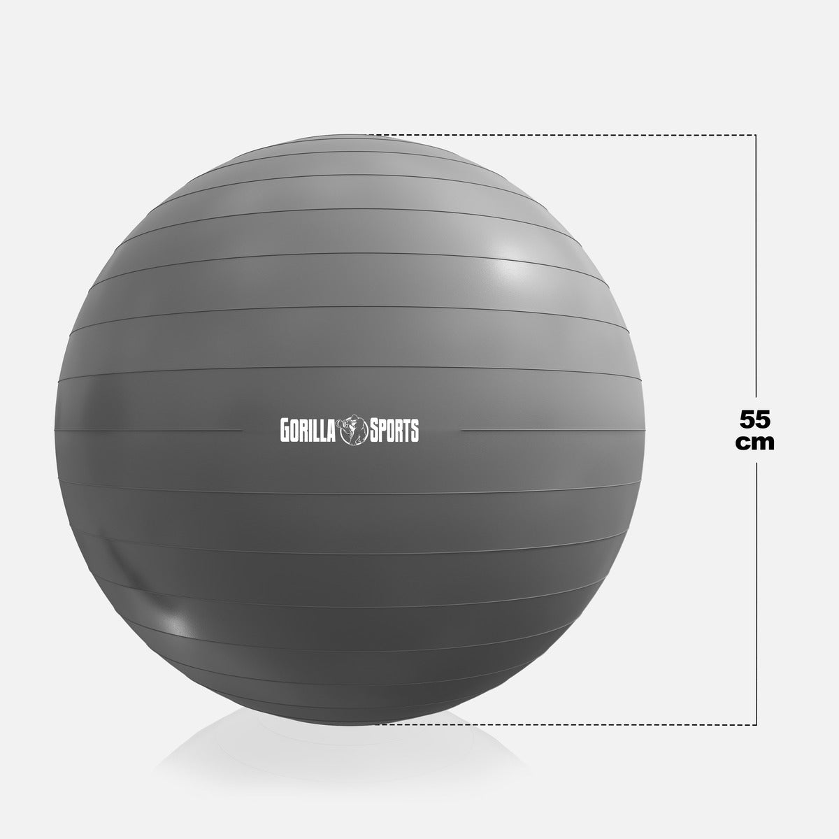 Vingrošanas bumba 55 cm ar pumpi