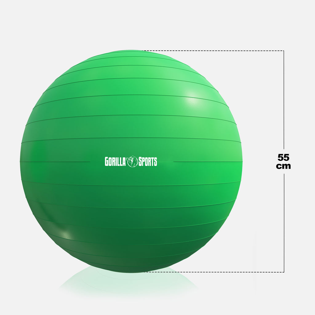 Vingrošanas bumba 55 cm ar pumpi