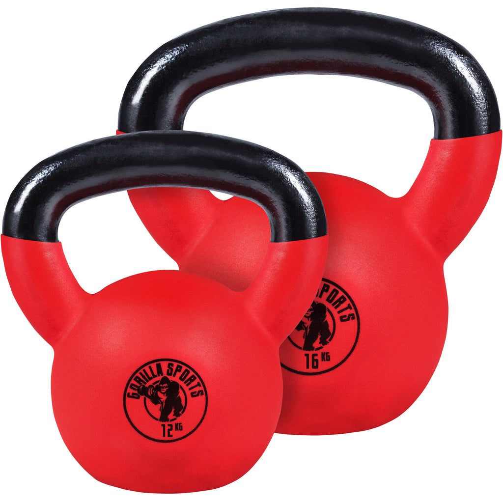Pro svarbumbu komplekts 12 kg + 16 kg ar neoprēna pārklājumu