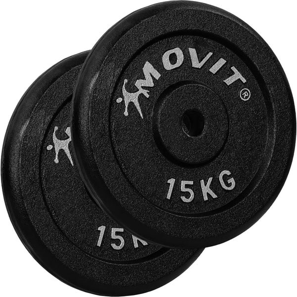 Čuguna svaru diski 30/31 mm, 2–40 kg