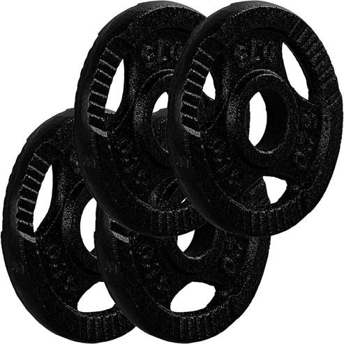Čuguna Tri Grip svaru diski 30/31 mm, 2–30 kg