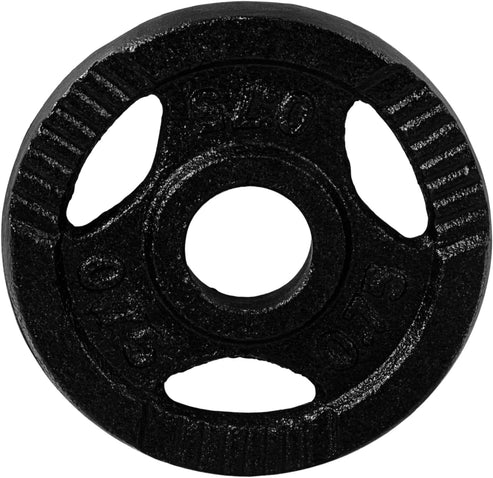 Čuguna Tri Grip svaru diski 30/31 mm, 2–30 kg