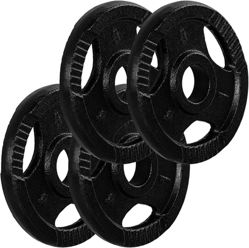 Čuguna Tri Grip svaru diski 30/31 mm, 2–30 kg