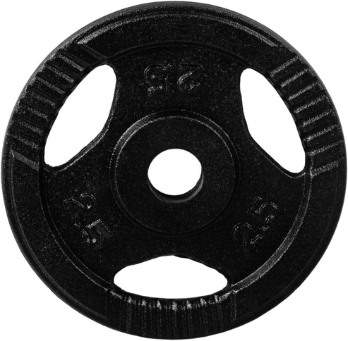 Čuguna Tri Grip svaru diski 30/31 mm, 2–30 kg