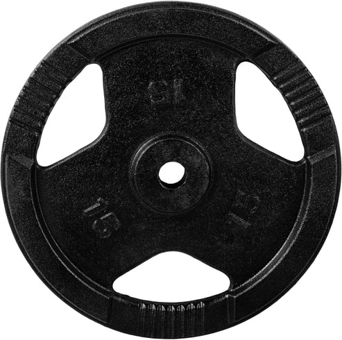 Čuguna Tri Grip svaru diski 30/31 mm, 2–30 kg