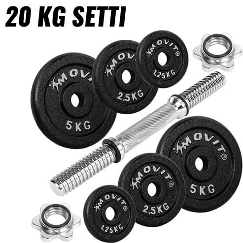 Regulējama čuguna hantele 10–30 kg, 30 mm