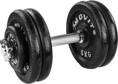 Regulējama čuguna hantele 10–30 kg, 30 mm