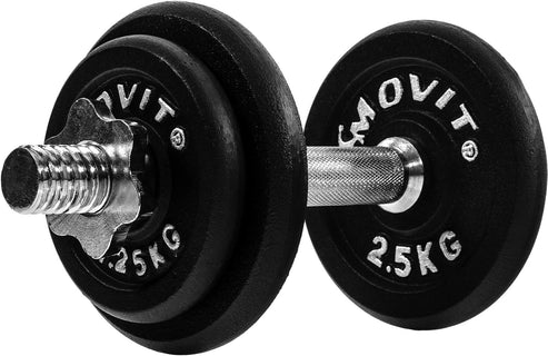 Regulējama čuguna hantele 10–30 kg, 30 mm