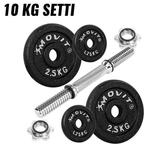 Regulējama čuguna hantele 10–30 kg, 30 mm