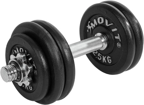 Regulējama čuguna hantele 10–30 kg, 30 mm