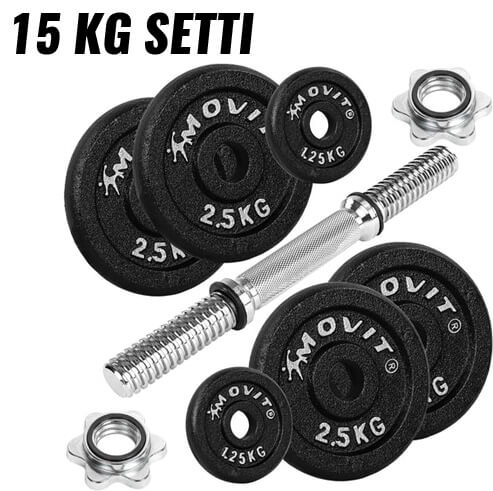 Regulējama čuguna hantele 10–30 kg, 30 mm