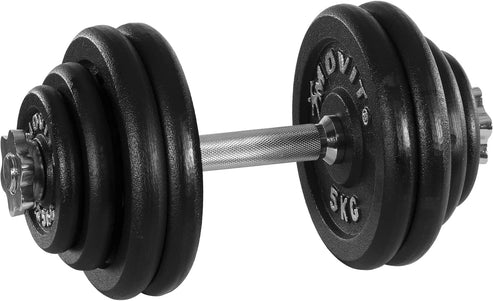 Regulējama čuguna hantele 10–30 kg, 30 mm
