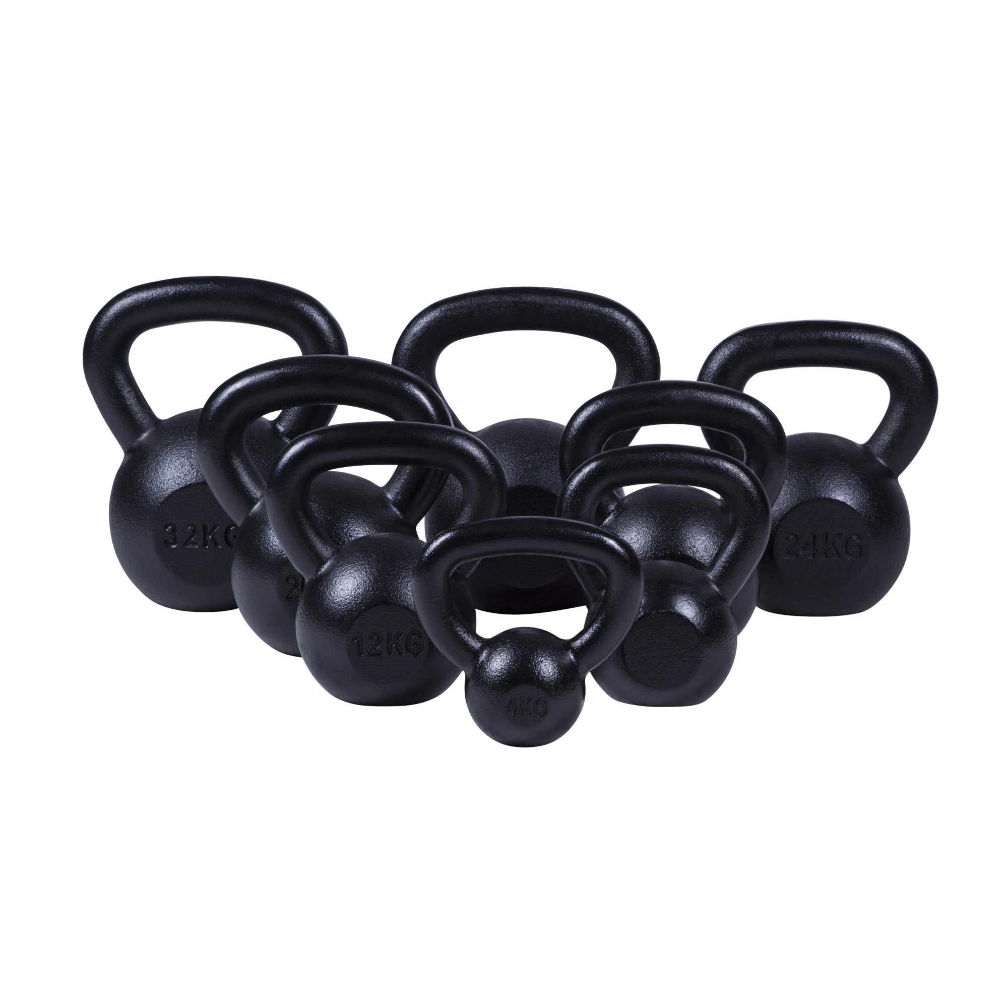 Čuguna svarbumba 2-32 kg, melna