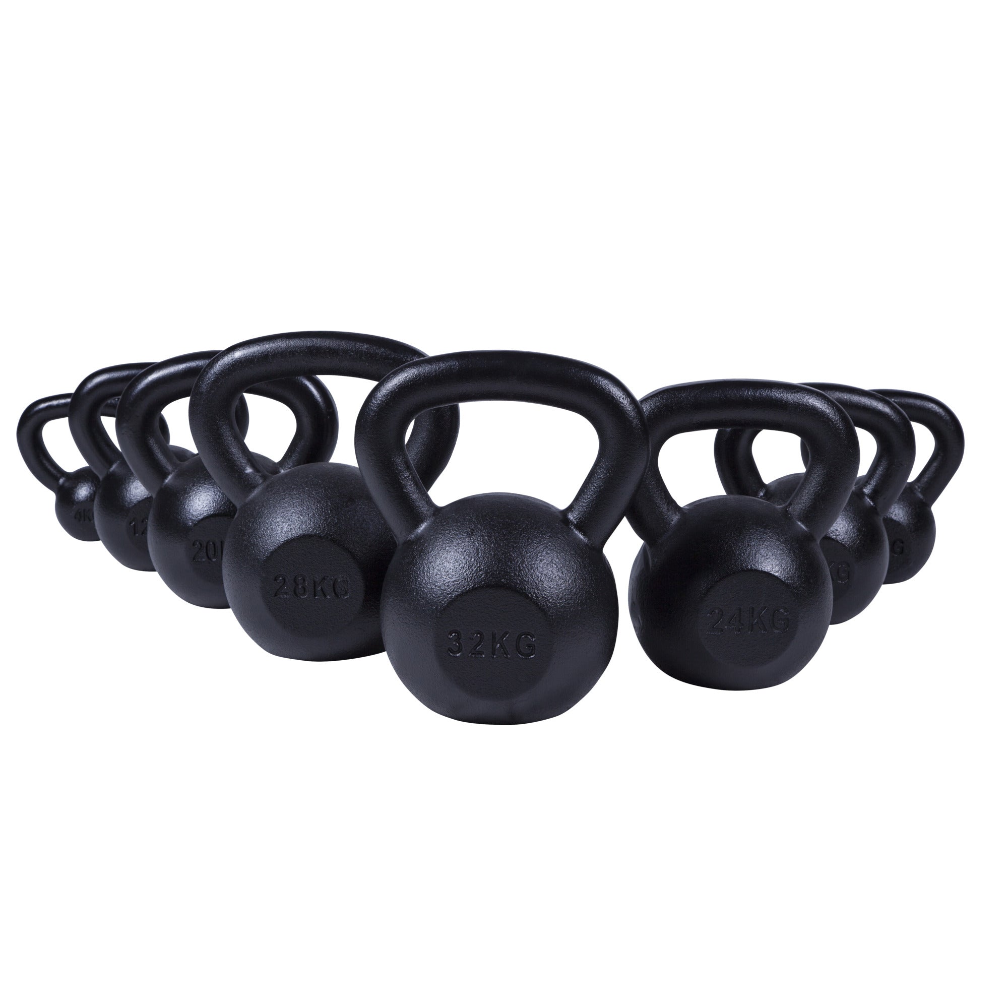 Čuguna svarbumba 2-32 kg, melna