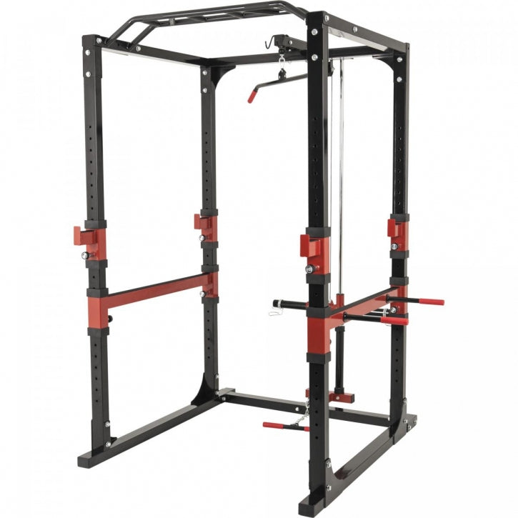 Power Rack pietupienu rāmis ar apakšējo un augšējo bloku