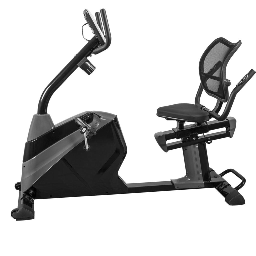 Guļus velotrenažieris ar ergonomisku sēdekli
