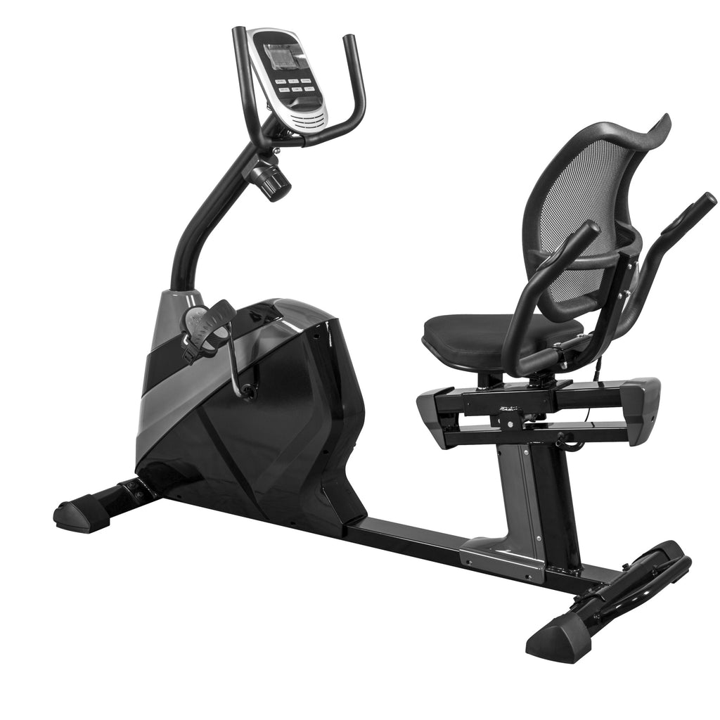 Guļus velotrenažieris ar ergonomisku sēdekli