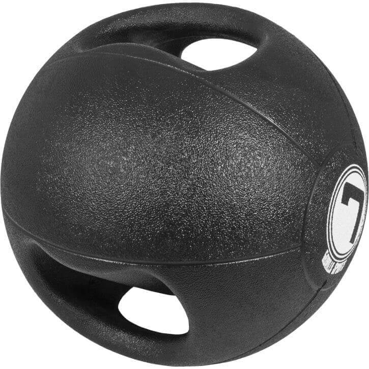 Grip medicīnas bumba ar satvēriena atverēm 3–10 kg