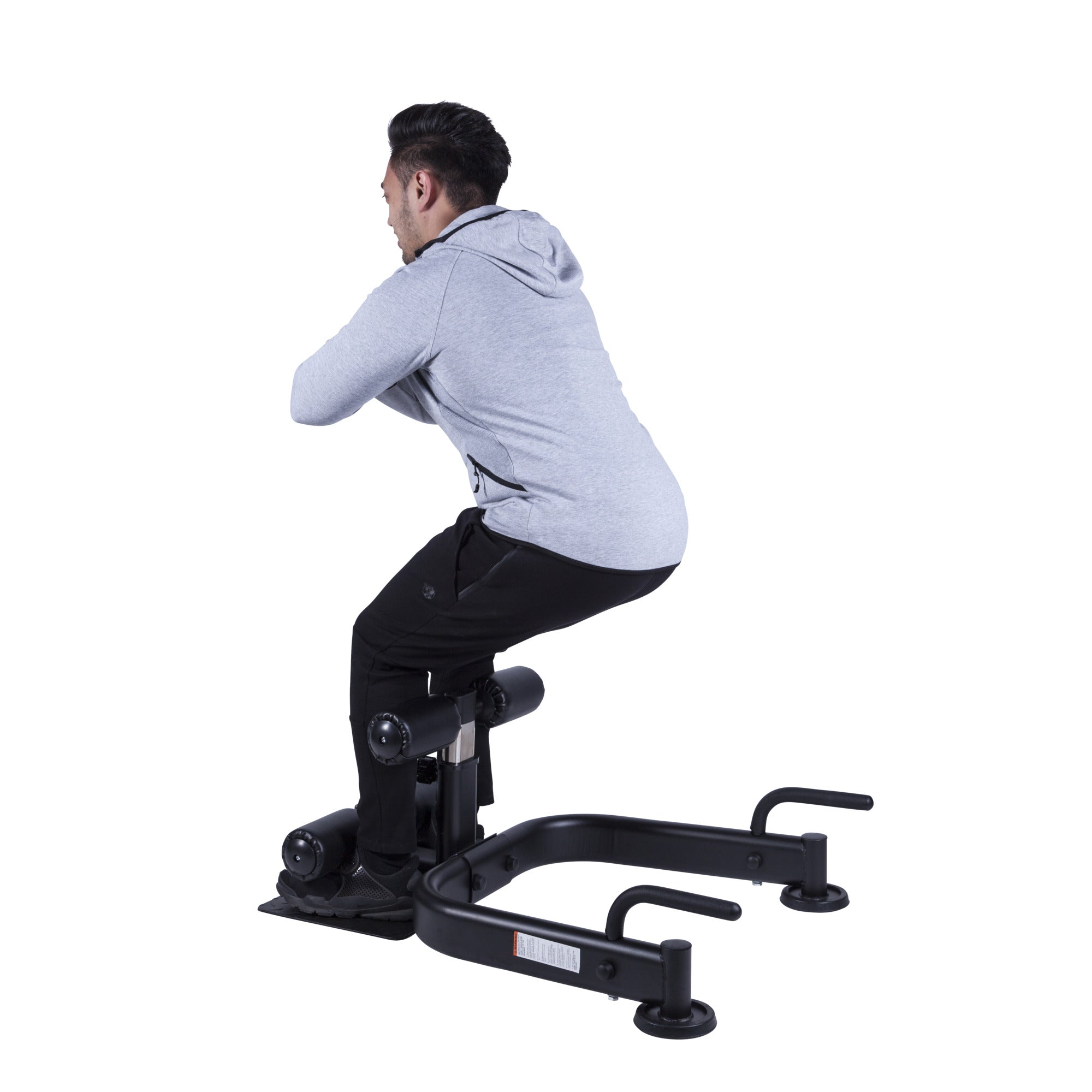 PRO Sissy Squat sols ar atspiešanās rokturiem