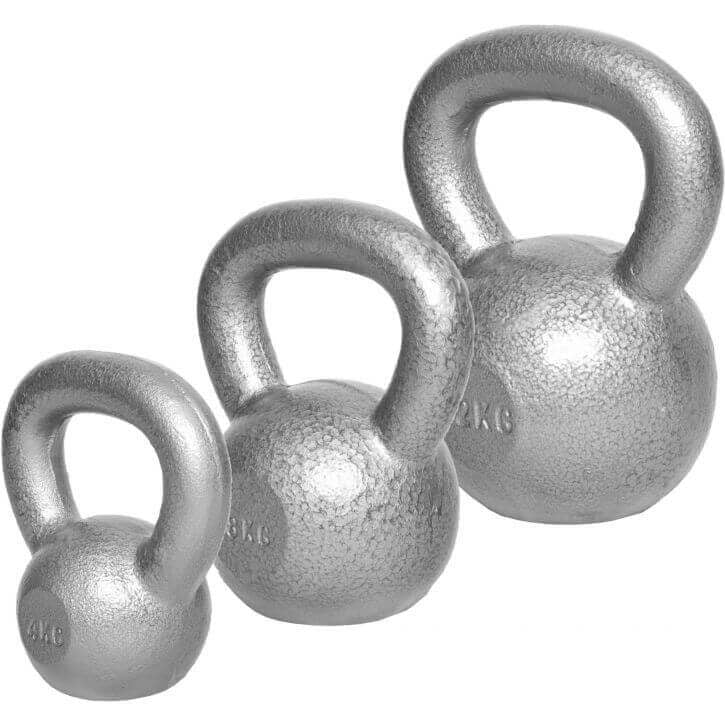 Čuguna svarbumbu komplekts 4 kg, 8 kg un 12 kg