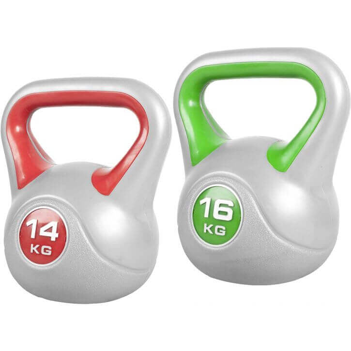 Contrast svarbumbu komplekts 14 kg + 16 kg mājas treniņiem