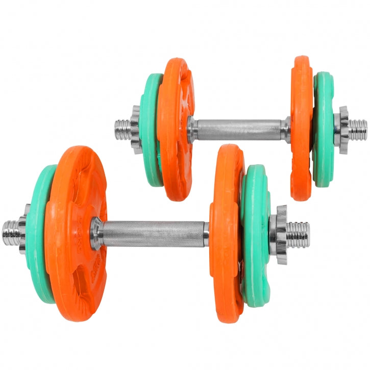 Regulējams olimpiskais hanteļu komplekts 20 kg