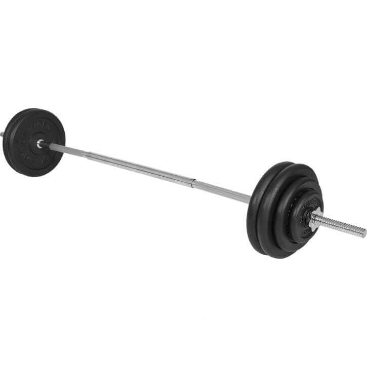 N stieņa un disku komplekts 60 kg ar taisno stieni
