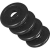 Ar gumiju pārklāti svaru diski 4 x 0,5 kg, 30 mm