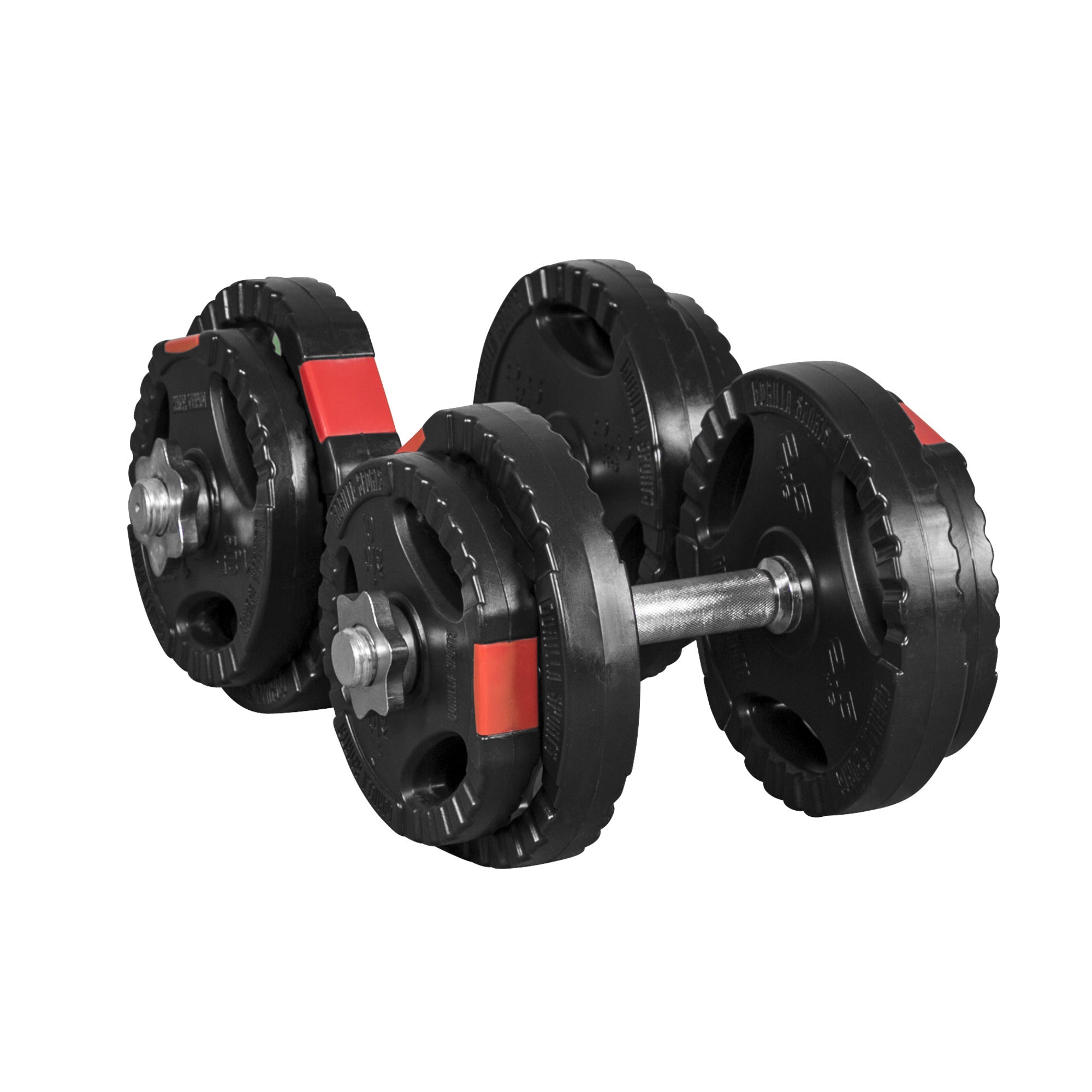 Tri Grip hanteļu komplekts 20 kg ar vītņotiem fiksatoriem