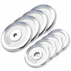 Hromēti svaru diski 30 mm, 4 x 2,5 kg + 4 x 5 kg