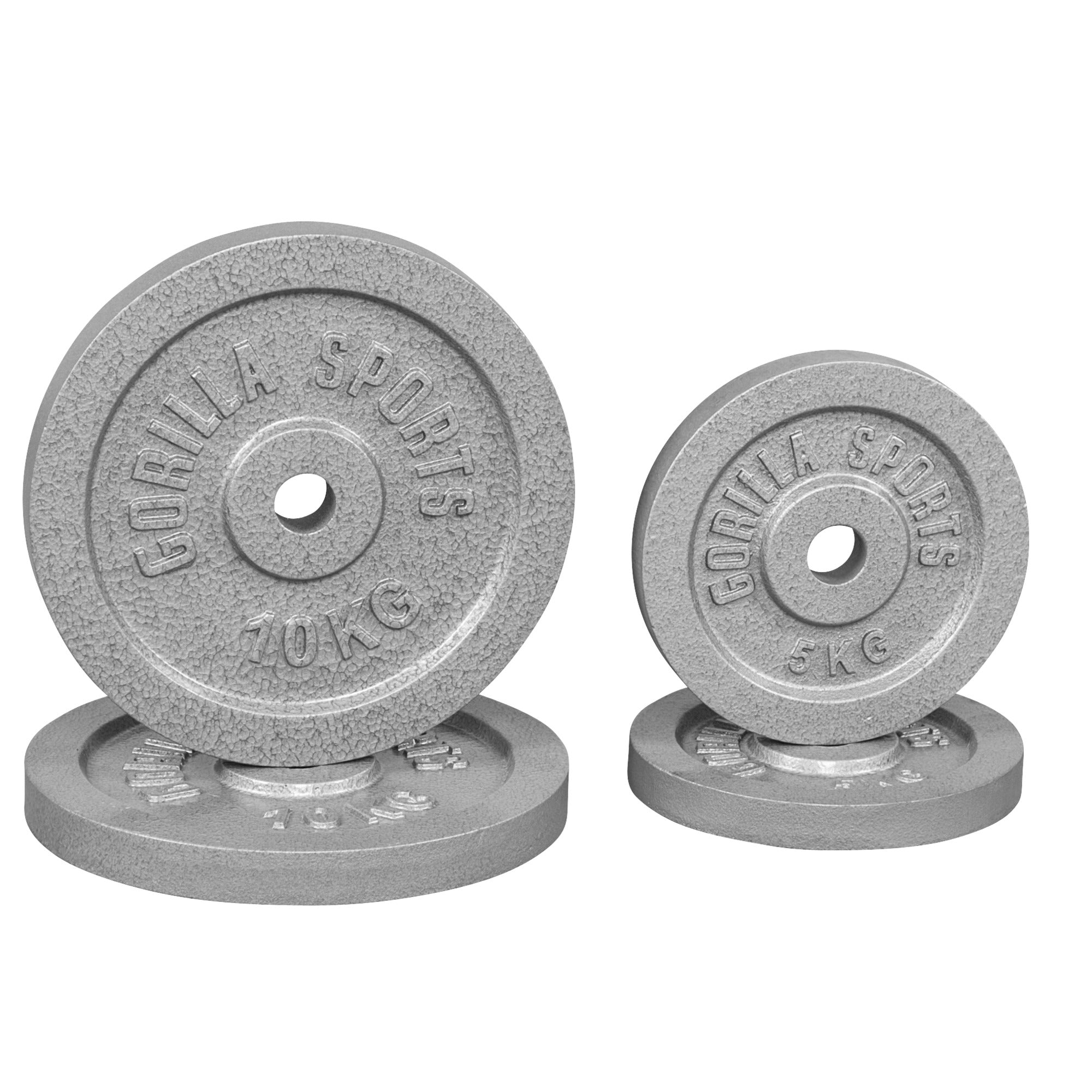 Čuguna svaru diski 30 mm, 2 x 10 kg + 2 x 5 kg