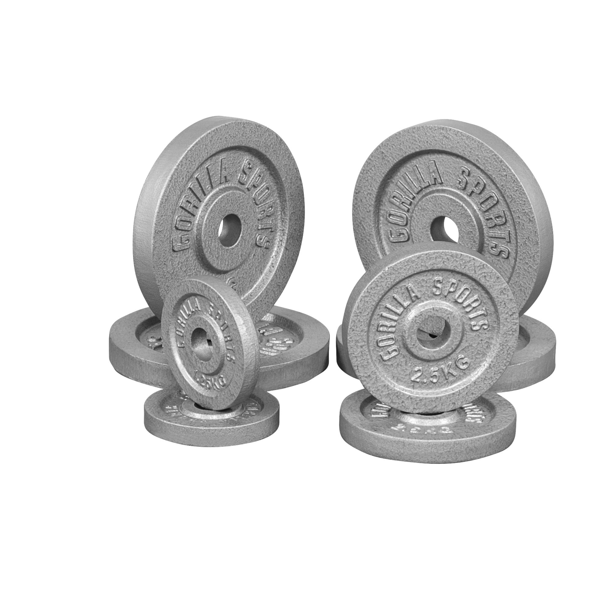 Čuguna svaru disku komplekts 27,5 kg 30 mm