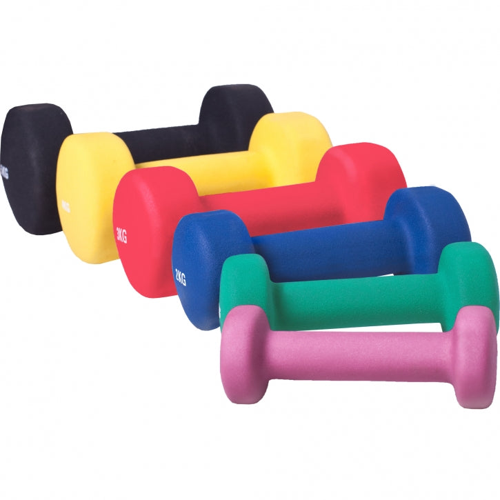 Vinila hanteļu komplekts 31 kg, 6 pāri