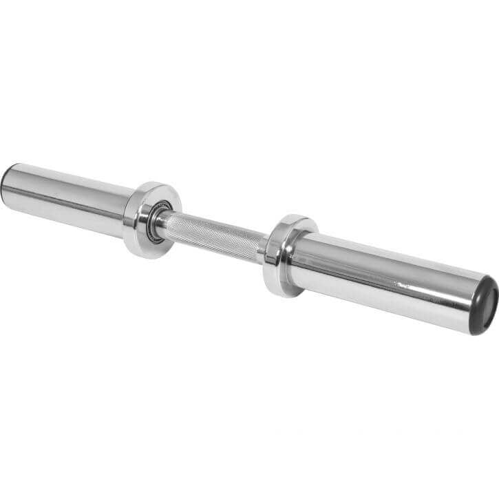 Hanteles stienis ar atsperu fiksatoriem 51 cm 50 mm svaru diskiem