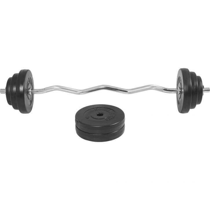Vinila stieņa un disku komplekts 35 kg ar EZ stieni
