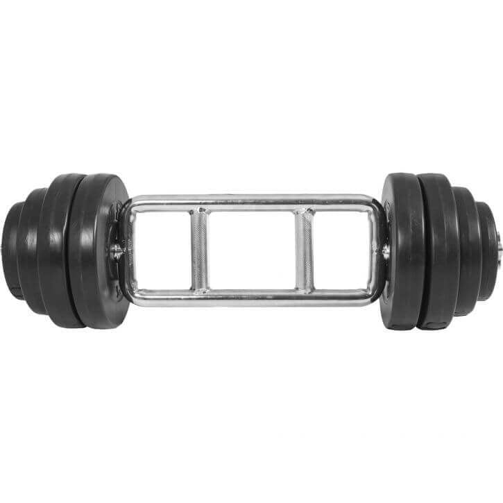 Tricepsa stieņa komplekts 35 kg ar vinila svariem