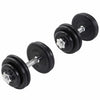 Ar gumiju pārklāts hanteļu komplekts 30 kg