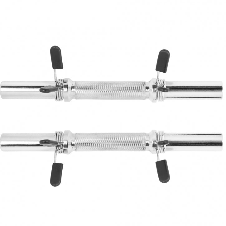 Hanteles stienis 35 cm ar atsperu slēgiem, 30 mm