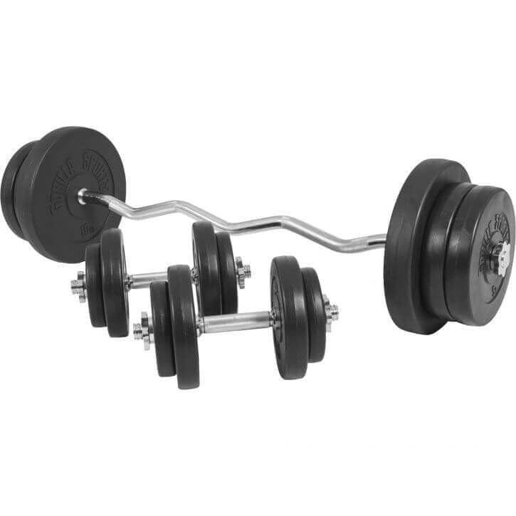 Vinila stieņa un disku komplekts 70 kg ar EZ stieni
