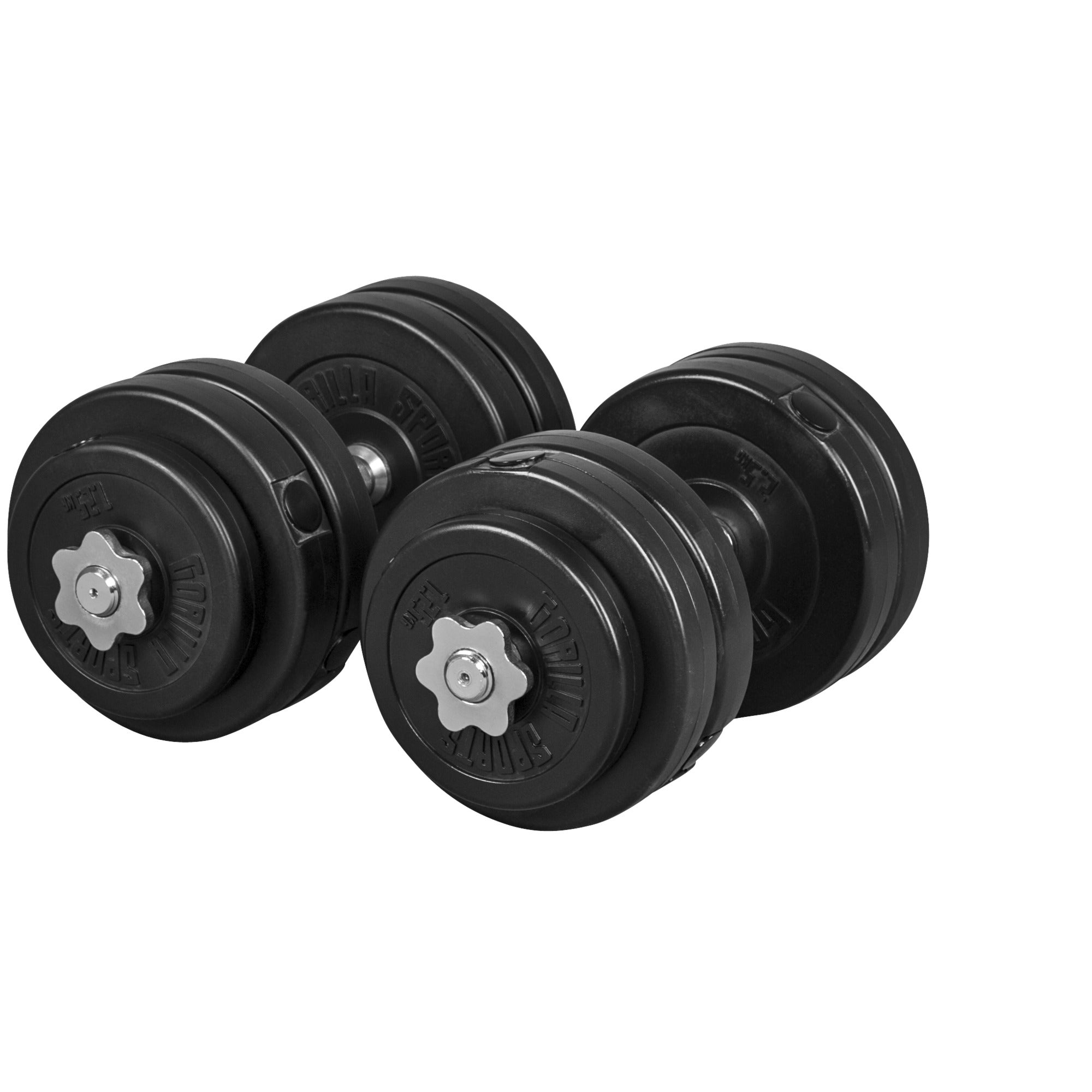 Regulējams vinila hanteļu komplekts 30 kg, 30mm