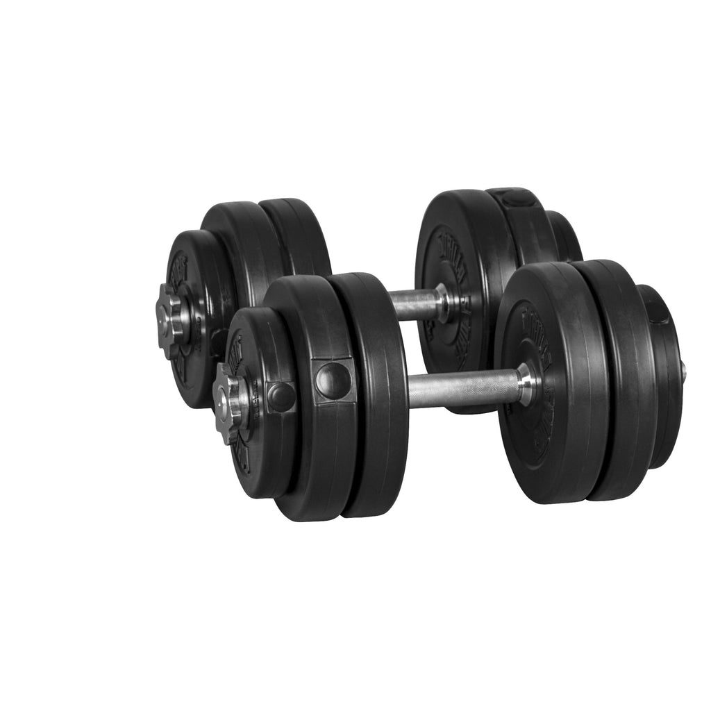 Regulējams vinila hanteļu komplekts 30 kg, 30mm