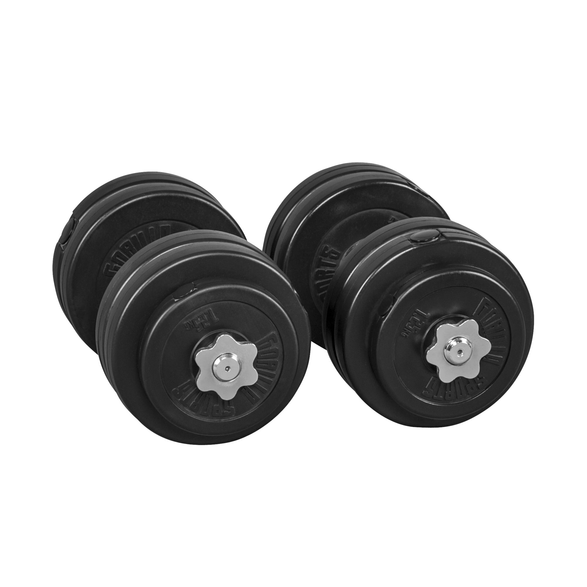 Regulējams vinila hanteļu komplekts 30 kg, 30mm