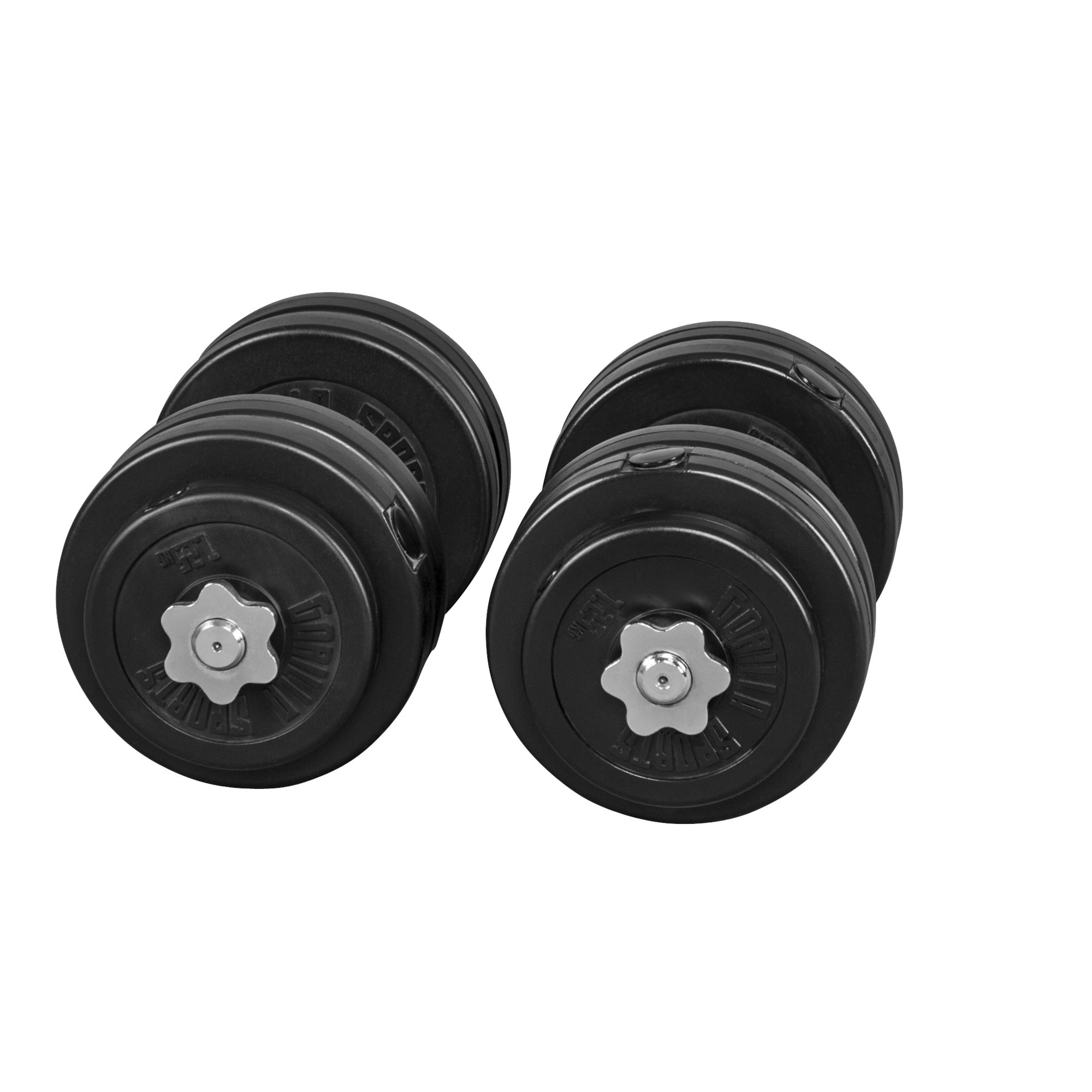 Regulējams vinila hanteļu komplekts 30 kg, 30mm